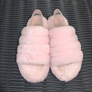 Pink Ugg Slides Slippers